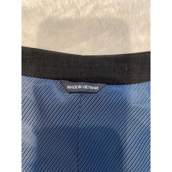 GS Perfect Fit Men's 56 Reg Vest Waistcoat Button Wool Stretch Blend Gilet Black - Picture 3 of 9